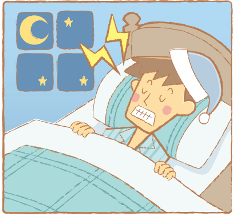 歯ぎしり、食いしばり